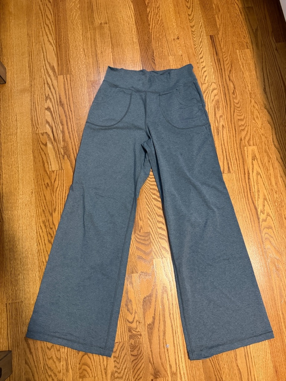 lululemon athletica Wide-Leg Pants in Teal Gray